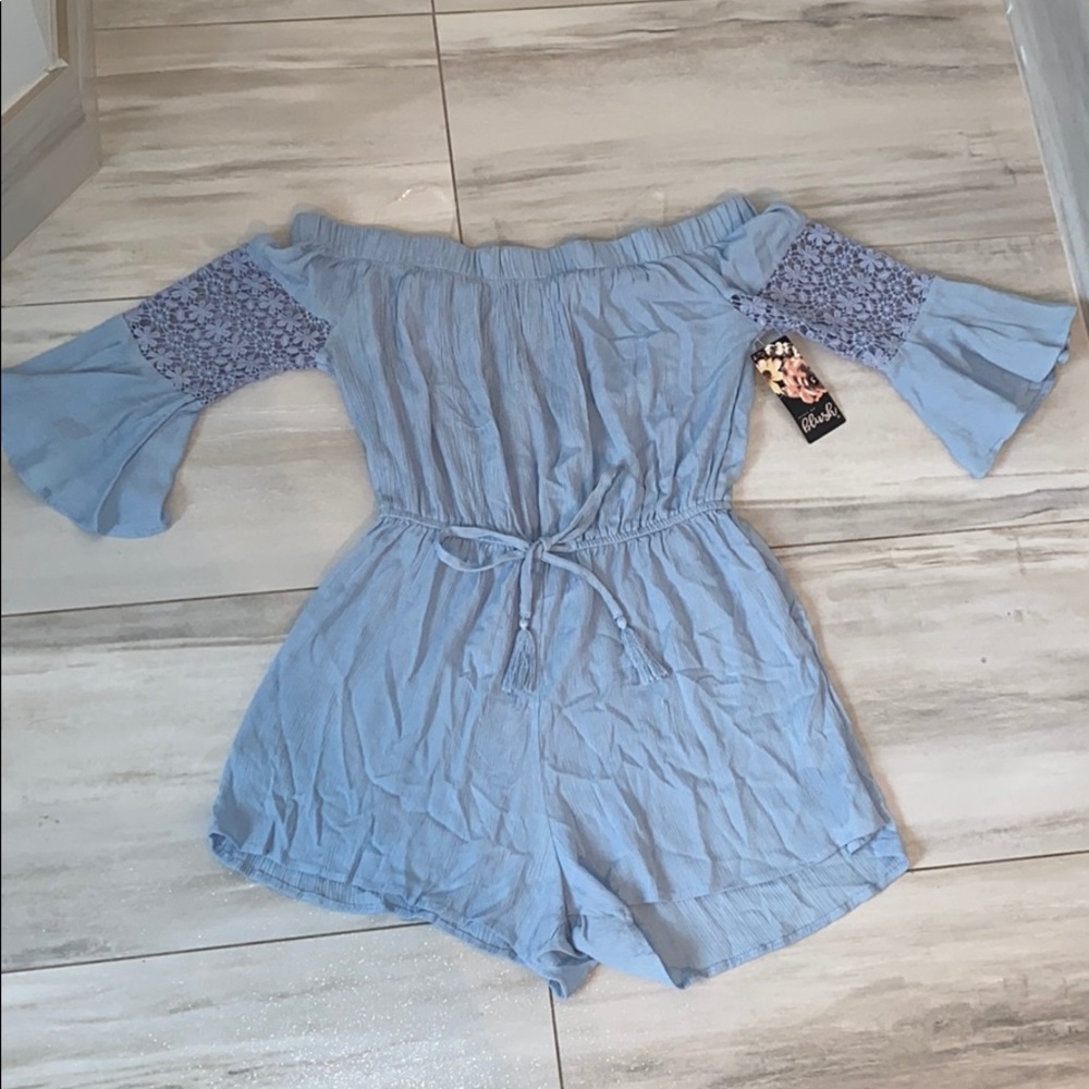 Light blue romper